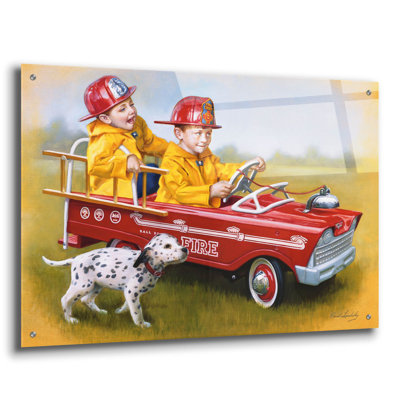 " 1959 Murray Fire Truck " by David Lindsley