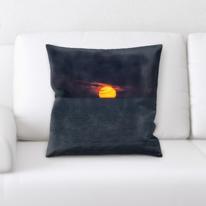 Coussin coucher de soleil