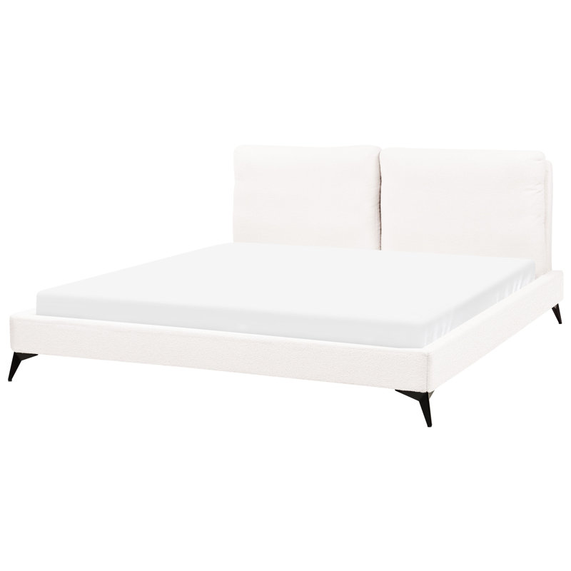 MELLE Upholstered Bed, Off-white, Super King (6')