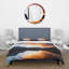 Ensemble de housse de couette en microfibre mauve / orange / noir-66399816