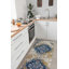 Tapis oriental ivoire / bleu marine Jaimi-2047955337