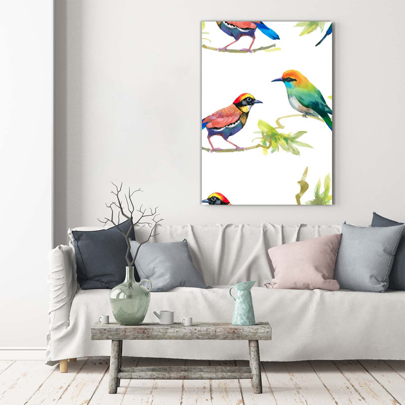Birds - Wrapped Canvas Print
