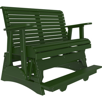 Banc d'extérieur coulissant en polywood