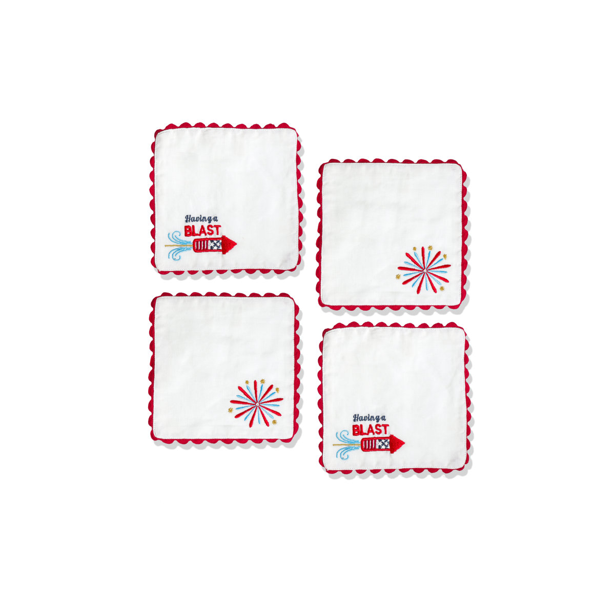 Lark Manor Firecracker Cocktail Napkins - Thumbnail 2
