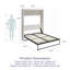 Lit escamotable avec rangement latéral Wexford-66880880-66880883