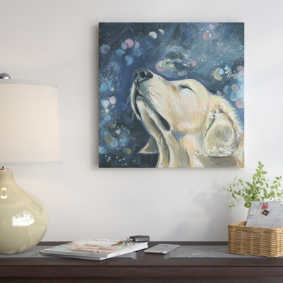 Dreaming Lab - Wrapped Canvas Painting