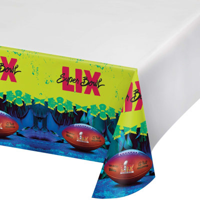 NFL Super Bowl LIX Plastic Tablecloths 3 ct