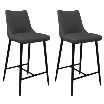 Bella Leather Counter Bar Stool