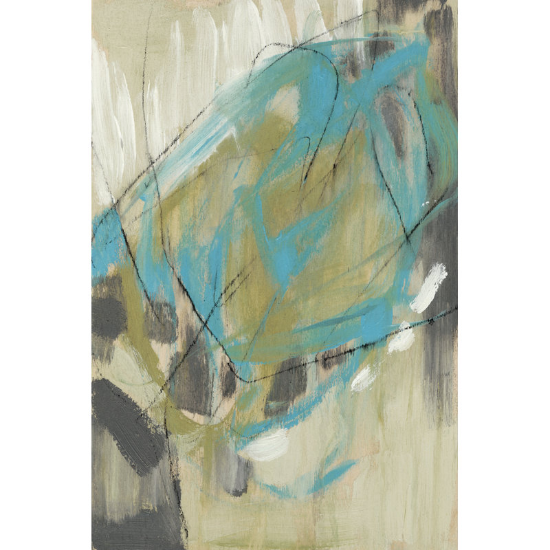 Whirling I by Jennifer Goldberger - Wrapped Canvas Painting, 46cm H x 30cm W x 3.8cm D