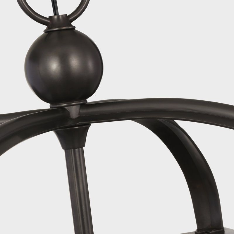 Rhoades 4 - Light Outdoor Hanging Light by Ralph Lauren, 36.5" H x 18.5" W x 18.5" D, Bronze