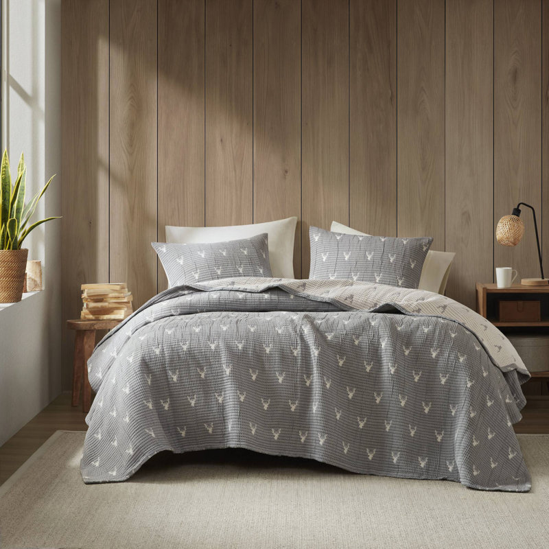 Ensemble de draps 3 pièces, Gris, Ensemble de draps pour très grand lit