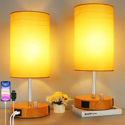 Wood Table Lamp