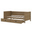 Lit de jour simple en bois massif avec deux Drwaers-101416326