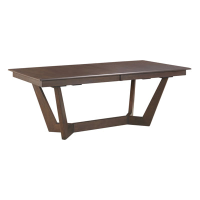 80" RECTANGULAR TRESTLE TABLE PKG, MOCHA