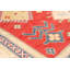 Tapis unique en laine noué à la main rouge Gazni des années 2010 de 8 pi 1 po x 10 pi 3 po Qaiden