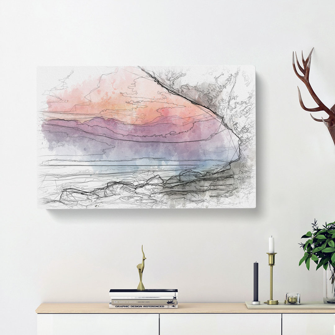 The Elgol Coast In The Isle Of Skye Scotland - Wrapped Canvas