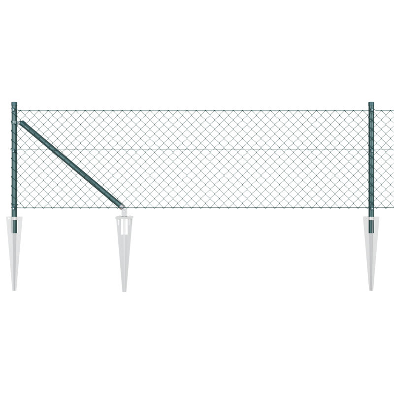 Fence Panels Fencing, Green, 40cm H x 1000cm W