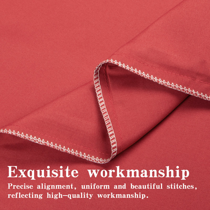 Drap plat en microfibre , Vin rouge, Drap plat de taille très grand