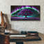  «Purple Tree Magical Night» par Rey Klimt, art mural en verre acrylique, 24 po x 12 po
