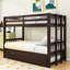 Dorrion Twin Over Twin Wood Bunk Bed with Trundle-364733422
