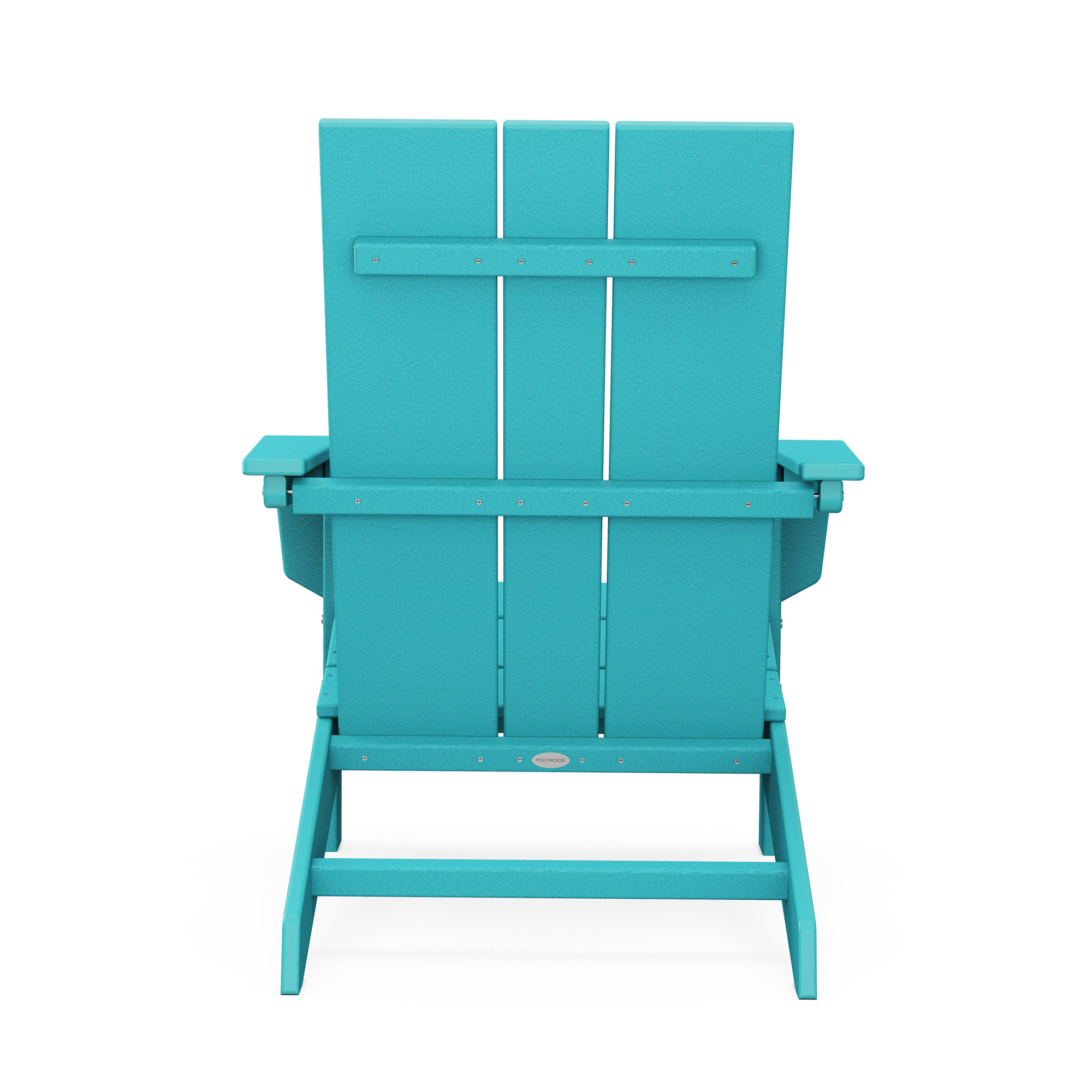 POLYWOOD x AllModern Oversized Plastic Adirondack Chair, Blue