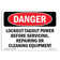 SignMission Lockout Tagout Power Servicing Repairing Danger Sign | Wayfair