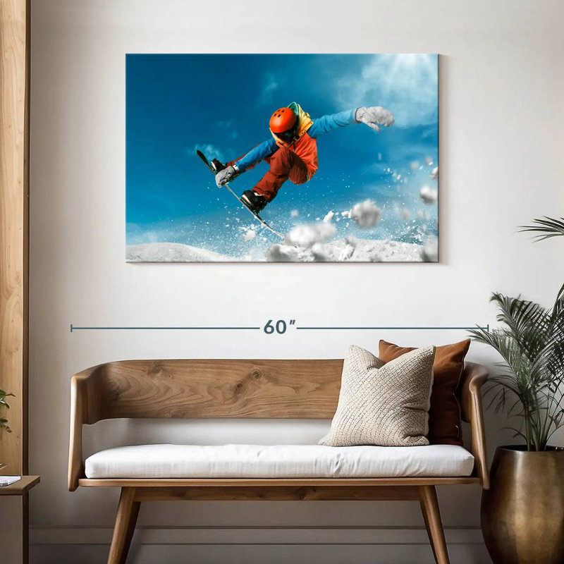 Sireci Snowboard Grab, 30" H x 45" W