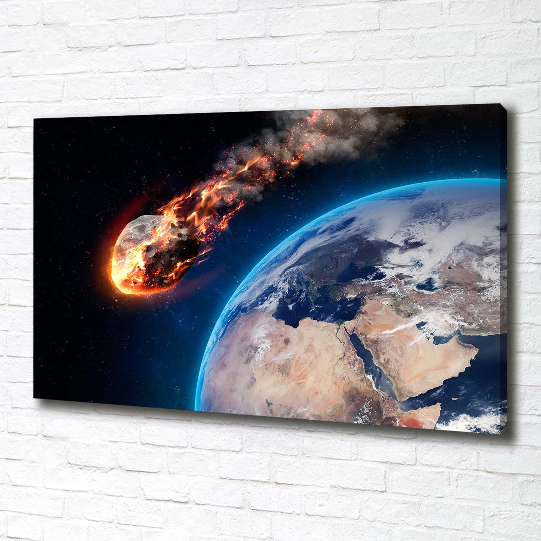 Falling Meteor - Kunstdrucke auf Leinwand - Wrapped Canvas