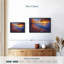 Plage «Clouds Enshrouding Ocean Shore», reproduction sur toile-101456488