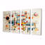 Ensemble d'art mural géométrique rétro Mid Century-1512943969
