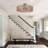Rattan Semi Flush Mount