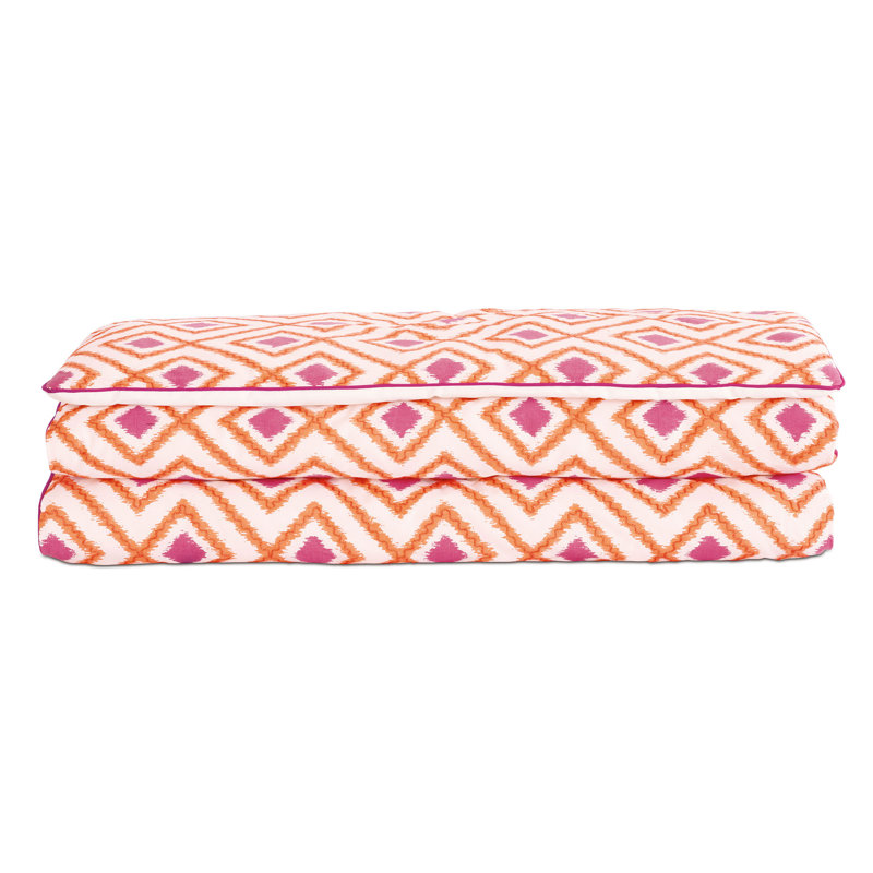 Taylor Geometric Cotton Bed Runner, Twin