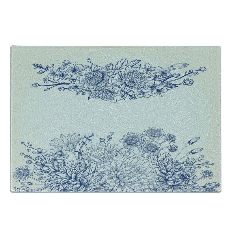 Planche à découper en verre trempé Ambesonne