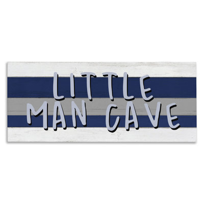 Boy's Little Man Cave by Kim Allen - Graphic Art Print -  Stupell Industries, ab-273_cn_20x48