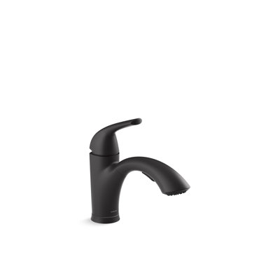 Medley Pull Out Single Handle Kitchen Faucet with MasterClean and Side Spray