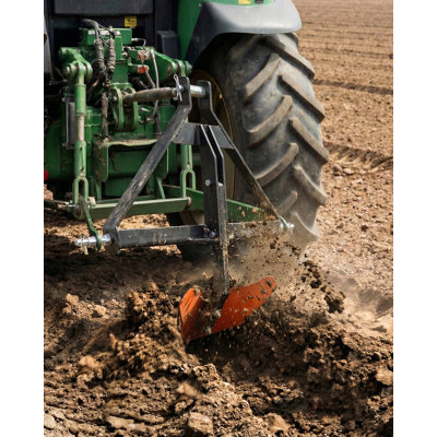 Durable Farm Equipment Attachment – Agricultural Machinery Accessory – Heavy-Duty Construction – Powder-Coated for Longevity – Orange Color