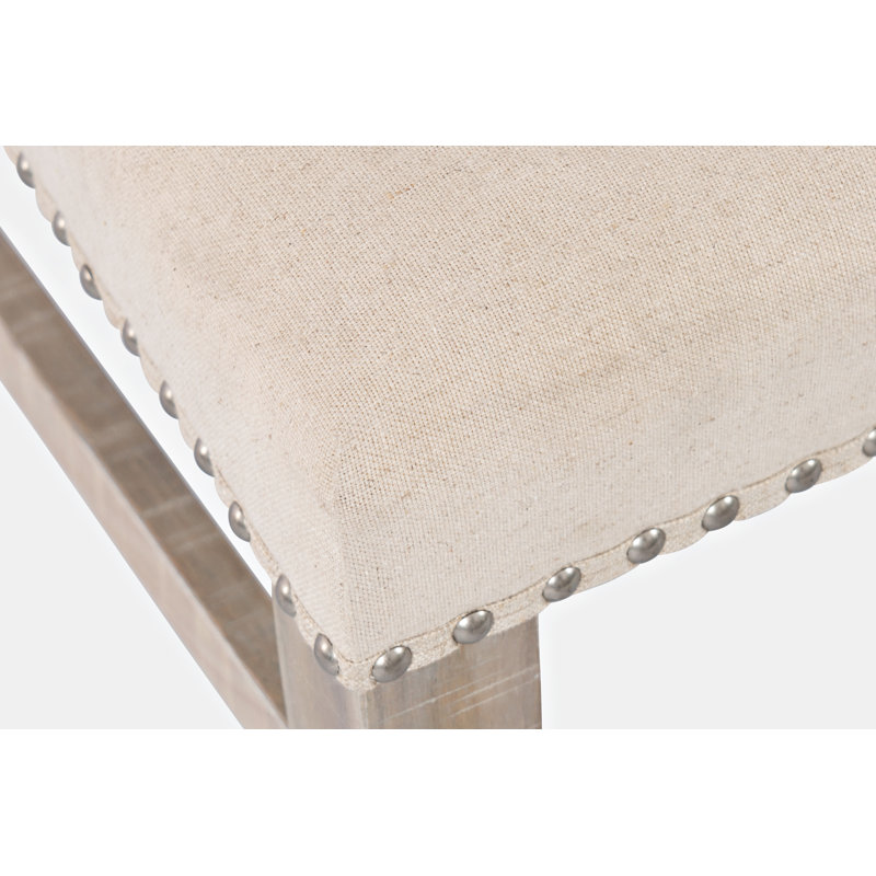 Chaise d'appoint rembourrée Panama, Cendré