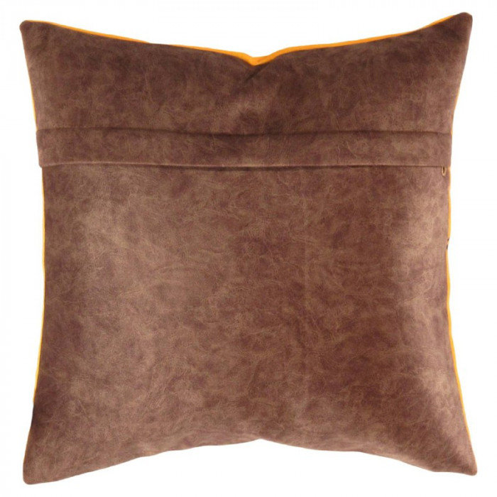 Throw Square Pillow Cover & Insert, Gold/Yellow/Red/Black Floral