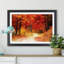 Path Through The Forest At Autumn - Single Picture Frame Painting-48309632-48309634