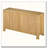 4-Door Sideboard with Oak Veneer and Adjustable Shelves