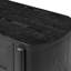Tolle Nightstand-Drifted Matte Black Veneer