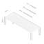 Ensemble repas d'extérieur en aluminium et résine Amazonia Milky-111010352