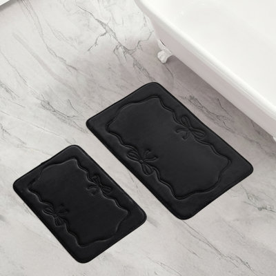 Juicy Couture Memory Foam Bath Mat Set