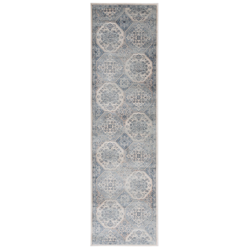 Tapis oriental performance rétro Pitcairn, Tapis de couloir 2 pi 2 po x 8 pi