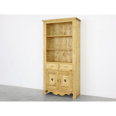Dambrosio 196 cm H x 93 cm W Solid Wood Standard Bookcase