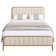 Gia Upholstered Platform Bed with Velvet Headboard
