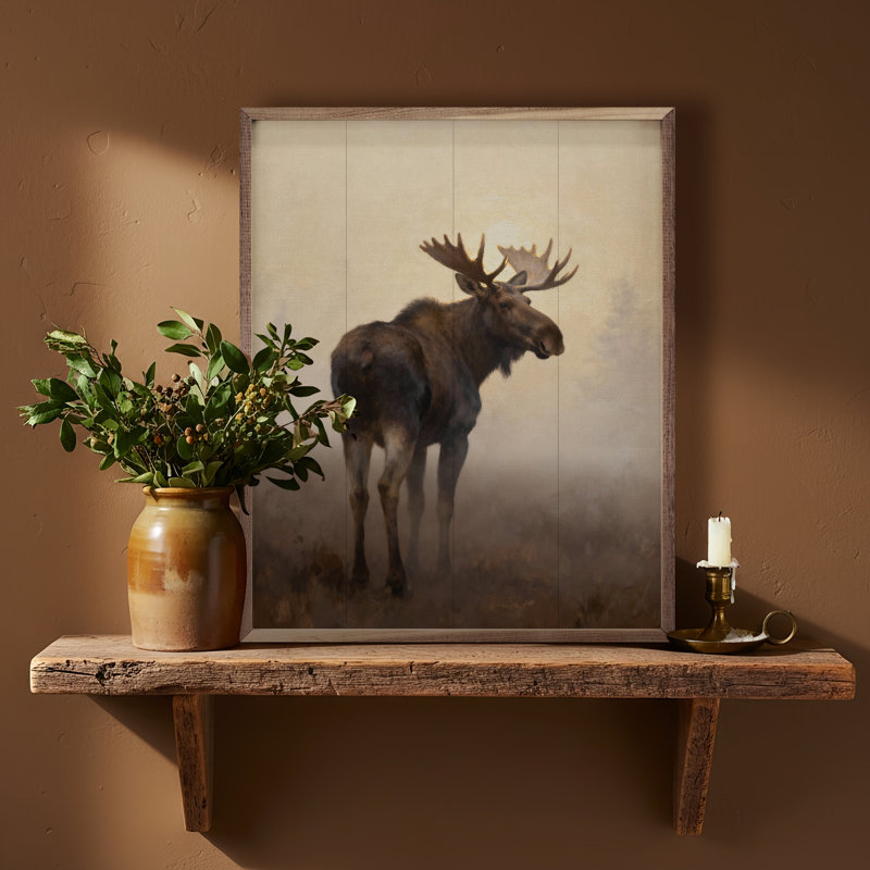 Moose Silhouette, 30" H x 24" W