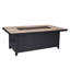 Elba Aluminum Outdoor Fire Pit Table-553030089-553550049-553030088