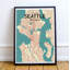Seattle City Map - No Frame Print-1367262465