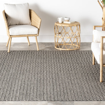 Malaya Herringbone Power Loom Indoor/Outdoor Rug